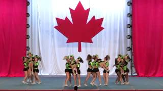 Warman Ultimate Cheerleading Peridot Small Senior 4 Run 1