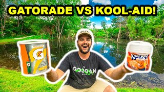 HOMEMADE Catfish Bait FISHING Challenge in BACKYARD POND!! (Catch Clean Cook)