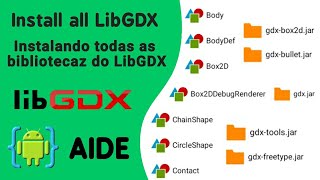 AIDE - Installing all LibGDX libraries