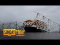 How the Baltimore bridge collapsed after the cargo ship collision