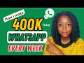 4 Ways To Make Money from WhatsApp Every Week | Make Money Online in Nigeria