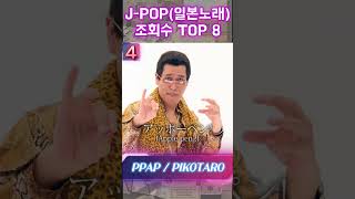 J-POP (일본노래) 유튜브 조회수 TOP 8