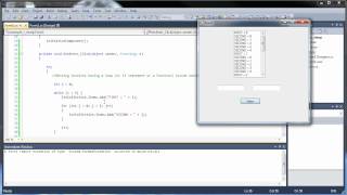 C#.Net Tutorial 9 - Nesting, Exiting, and Continuing Loops, Quotes in Strings