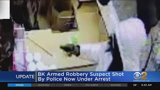 Brooklyn Armed Robbery Suspect Shot By Police Arrested