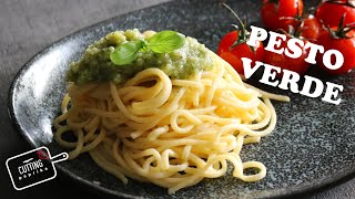 Homemade green pesto in 5 minutes | Pesto alla Genovese tastes delicious with pasta