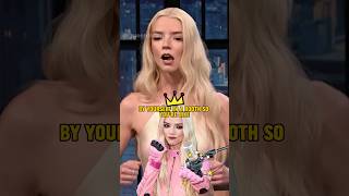 Anya Taylor-Joy Reveals What Happened During Her First Recording Session 😅 #AnyaTaylorJoy #shorts