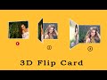 How To Create CSS 3D Flip Card Image Hover Effects || CSS 3D Flip Card Hover Effects