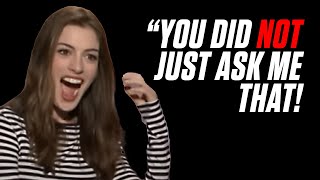 Anne Hathaway Interview Goes Viral for All the Wrong Reasons!