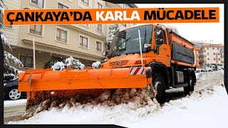 Çankaya’da Karla Mücadele