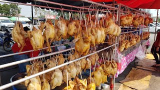 หมู เห็ด เป็ด ไก่ #ตรุษจีน ไหว้เจ้าตามประเพณีจีนโบราณ 1ปี มีครั้ง #ตลาดสดไฟฟ้า Chinese New Year