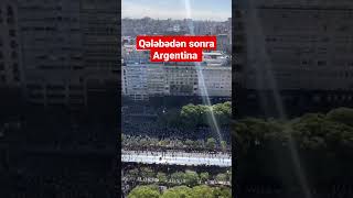 Qələbədən sonra Argentina