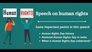 #Human #Rights #Day #Speech (English Subtitles) | #ENGLISH #SPEECH | Learn English Grammar