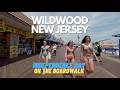 Walking the Boardwalk in Wildwood, New Jersey - Independence Day Walk