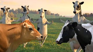 FUNNY COW DANCE 4 │ Cow Song & Cow Videos 2024 (Crazy Official Music Video)