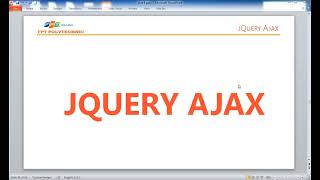 WEB2061 Hướng dẫn sử dụng ajax