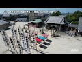 三河一色大提灯祭りの諏訪神社～空撮ふわり旅・4kドローン