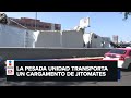 Tráiler se atora en bajo puente de Viaducto y avenida Monterrey, CDMX