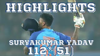 Suryakumar Yadav 112 highlights vs Sri Lanka #shorts #cricket #cricketshorts