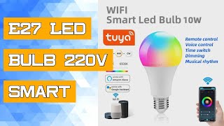 E27 Led Bulb 220v Smart Light Bulb Bombillas LED RGB Lamp Spotlights Home WiFi Smart Ampoules 12v AC