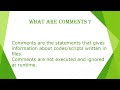 Python Tutorial-6 | Comments in Python | Single and Multi line Comments