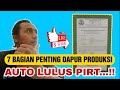 Dapur Produksi Standard PIRT - IZIN PIRT ONLINE [2022] UPDATE