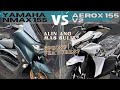 Yamaha Nmax 155 V2 vs Yamaha Mio Aerox 155 V2, Alin ang Mas Sulit? Side by Side Comparison