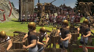 0 A.D. 4v4 | Bolt Shooter Rush with Macedonians