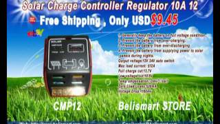 Belismart.com-Solar Charge Controller CMP12-belismart.avi