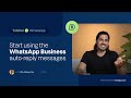 WhatsApp Business auto reply messages: Engage customers effortlessly!