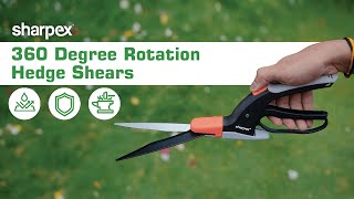 Sharpex 360 Degree Rotation Blade Manual Grass Hedge Shears