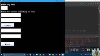 Addition of Any Base Number System using JAVA