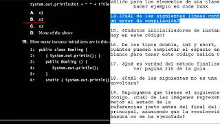 OCA JAVA SE 8 Programmer Guide Practice Test Chapter 2 # 11-20