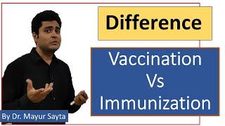 Vaccination and Immunization | Difference