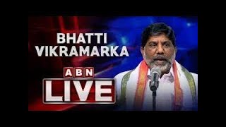 🔴Live : Bhatti Vikramarka Press Meet || ABN