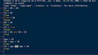 Introduction to Conditional Logic in Python: Python Basics