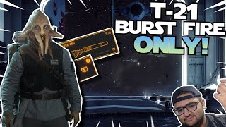 I only use the BURST FIRE T-21 and it was AMAZING!!| Star Wars Battlefront 2