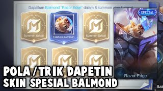 POLA/TRIK DAPETIN SKIN SPESIAL BALMOND ! LANGSUNG COBA DAN TERNYATA HASILNYA !!