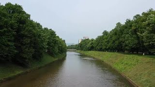 Miljacka River In Sarajevo Stock Video