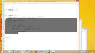 File IO with csv files