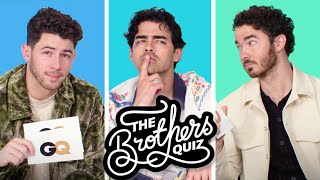 Joe, Kevin and Nick Jonas Take a Brothers Quiz | GQ