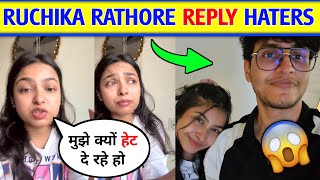 😱Ruchika Rathore Reply Haters Triggered insaan Reply Video Triggered And Ruchika Rathor