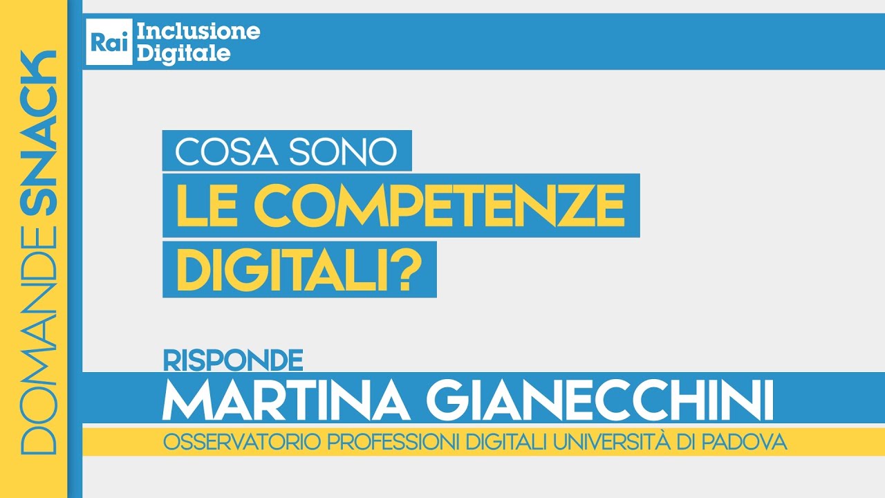 Cosa Sono Le Competenze Digitali E Cosa Si Intende Per Competenze ...