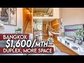 $1,600 BANGKOK Condo Tour | Luxury Condo Rental, Thailand