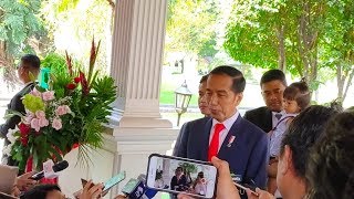 Sebelum Dilantik Jokowi Temui Wartawan