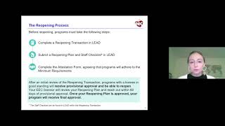 Reopening Instructions: Group and School-Age Programs