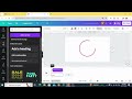 circle outline animation tutorial in canva