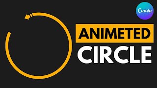 Circle Outline Animation Tutorial in Canva