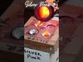 pouring molten silver into sand in 20 secs skull chip silversmithing preciousmetal art