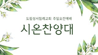 감사해 & 주는 거룩 | 시온찬양대 | 2024.11.17 | 도림성서침례교회