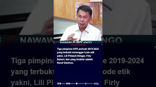 3 Pimpinan KPK Langgar Etik, Nawawi Minta Pansel Jangan Hasilkan Sosok Bermasalah #kpk #capimkpk